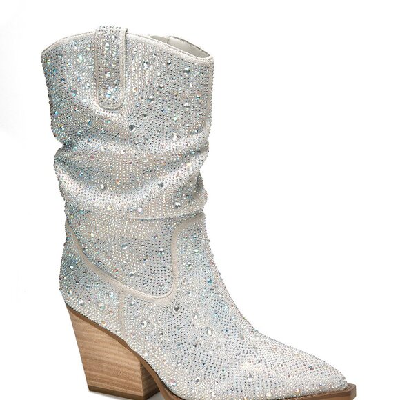 COWGIRL WESTERN BOOTIE WITH STONES - Picture 5 of 6